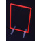 A4 Poster Holder Red with telescopic stands